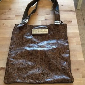 Harley Davidson leather purse